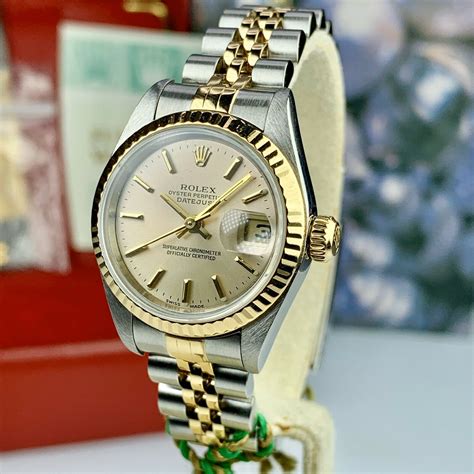 rolex 2 tone lds|Rolex lady Datejust watches.